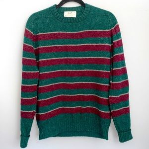Vintage Lord Jeff 100% Shetland Wool spun in Scotland Made in USA. Sz Med